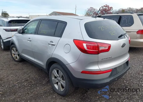 2012 Kia Sportage Lx from USA, damaged, VIN KNDPBCA25C7284912